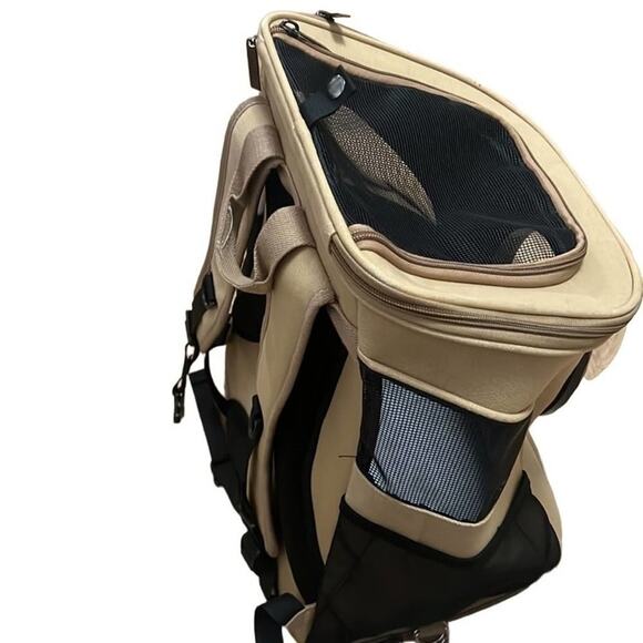 LOLLIMEOW PET BUBBLE‎ CARRIER BACKPACK OUTDOOR TRAVEL LARGE CANVAS BREATHABLE - Picture 4 of 8